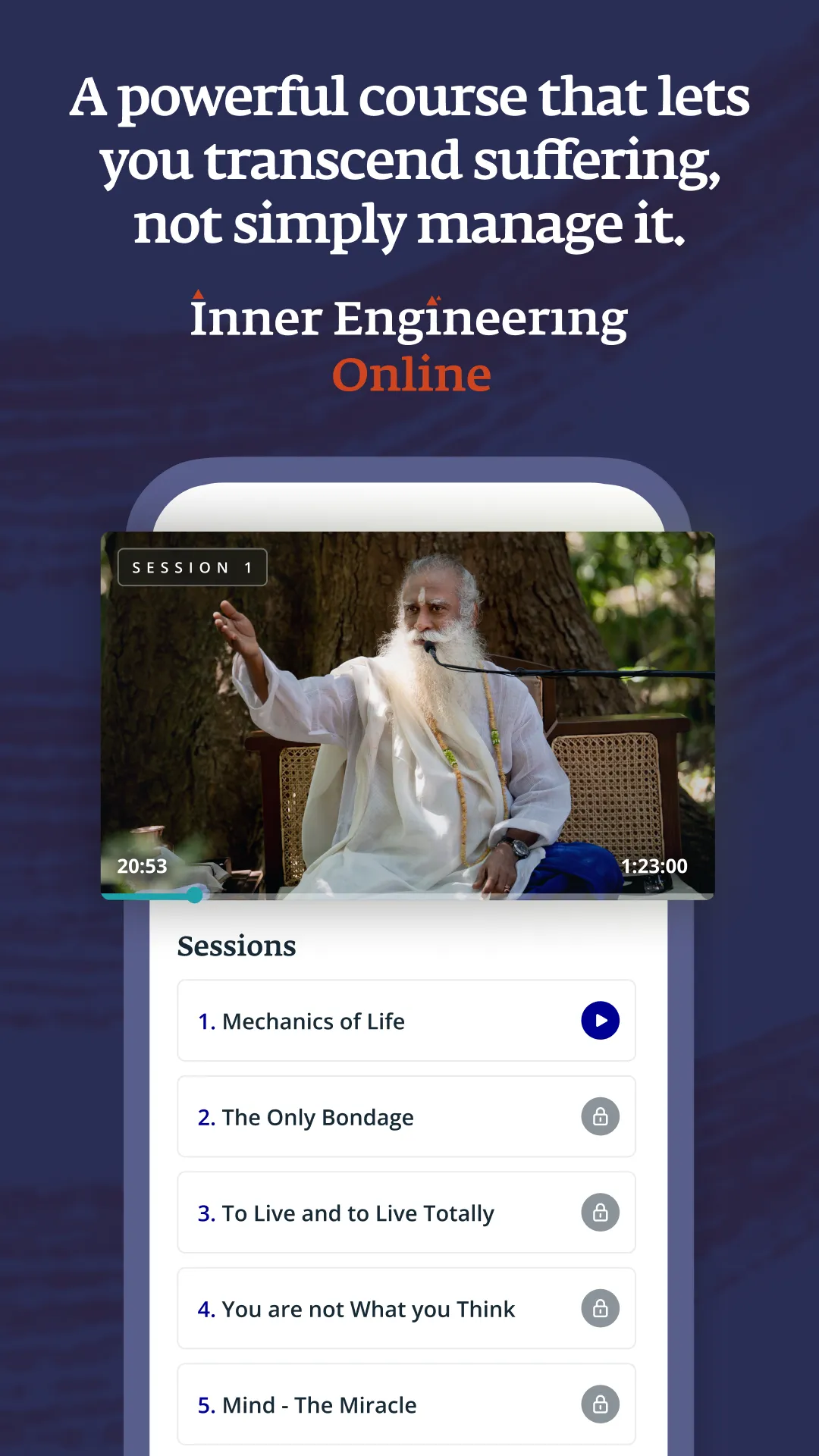 Sadhguru - Yoga & Meditation | Indus Appstore | Screenshot
