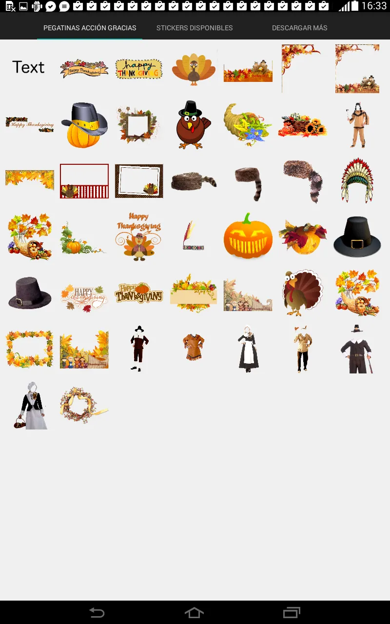 Thanksgiving Photo Stickers | Indus Appstore | Screenshot