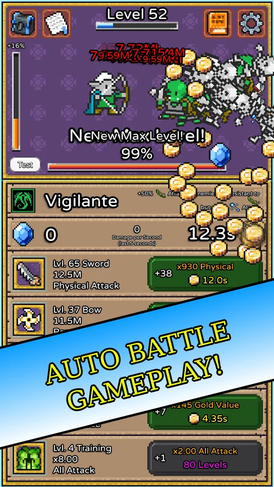 Simple RPG - Idle Tap Adventur | Indus Appstore | Screenshot