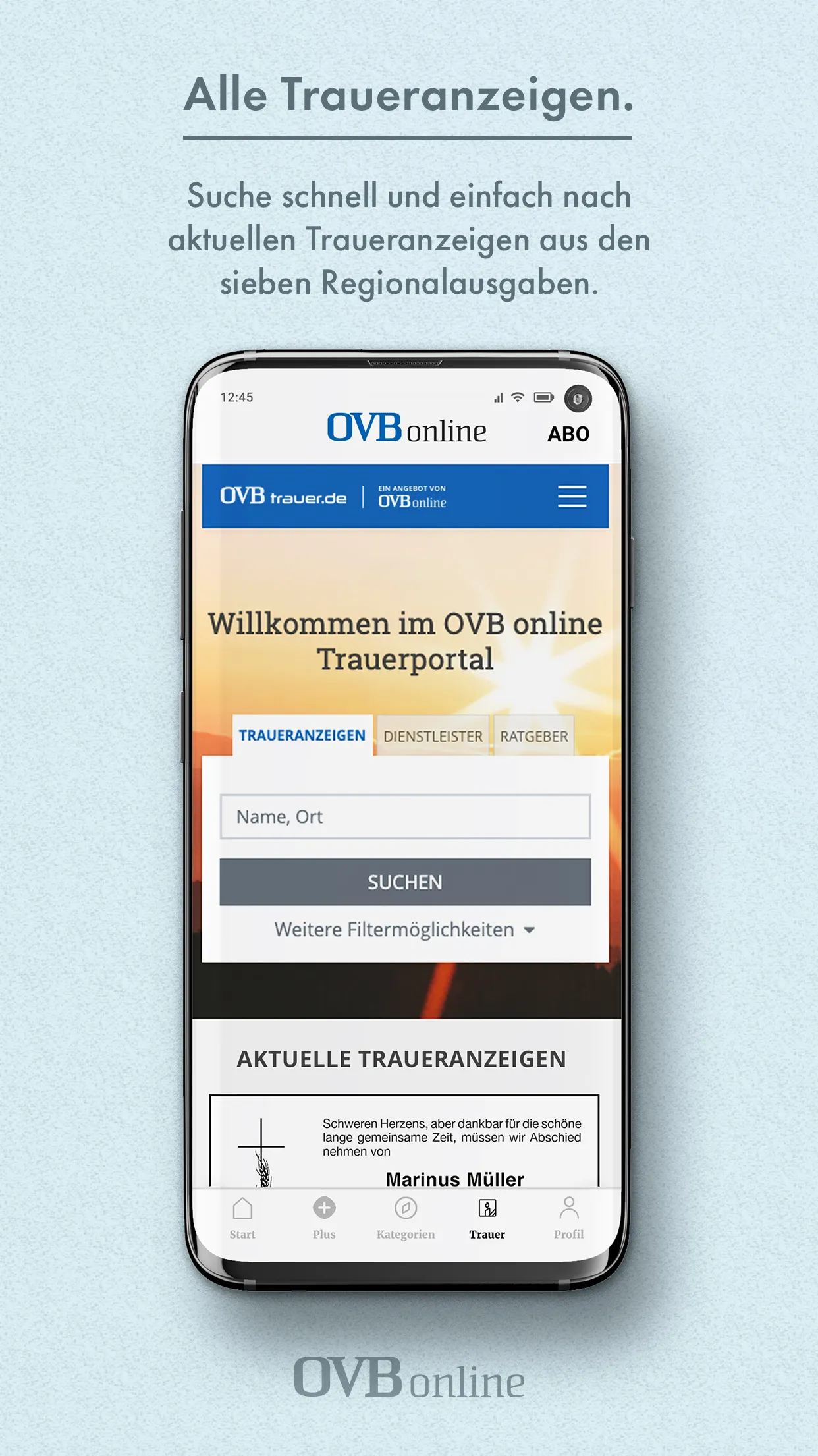 OVB online | Indus Appstore | Screenshot