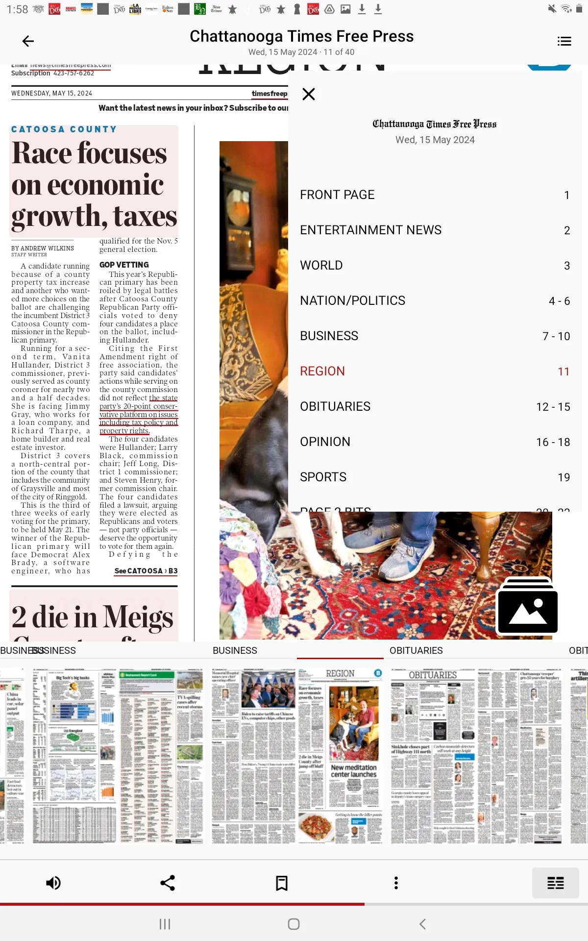 Chattanooga Times Free Press | Indus Appstore | Screenshot