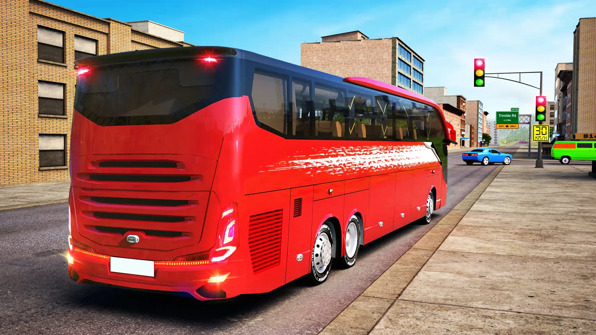 Bus Driving Simulator Bus game | Indus Appstore | Screenshot