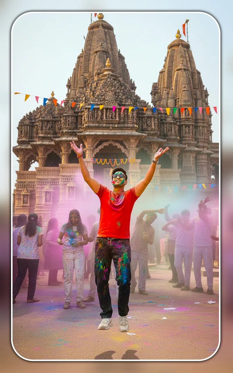 Holi photo editor and frames | Indus Appstore | Screenshot