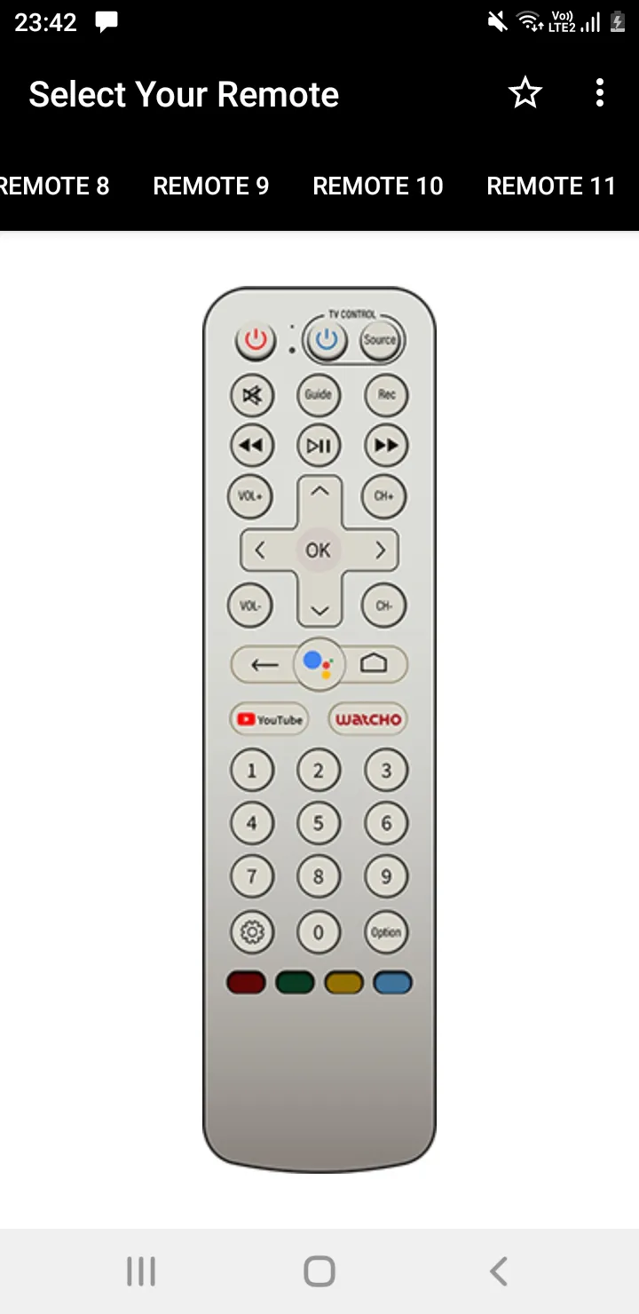 Videocon d2h Remote | Indus Appstore | Screenshot