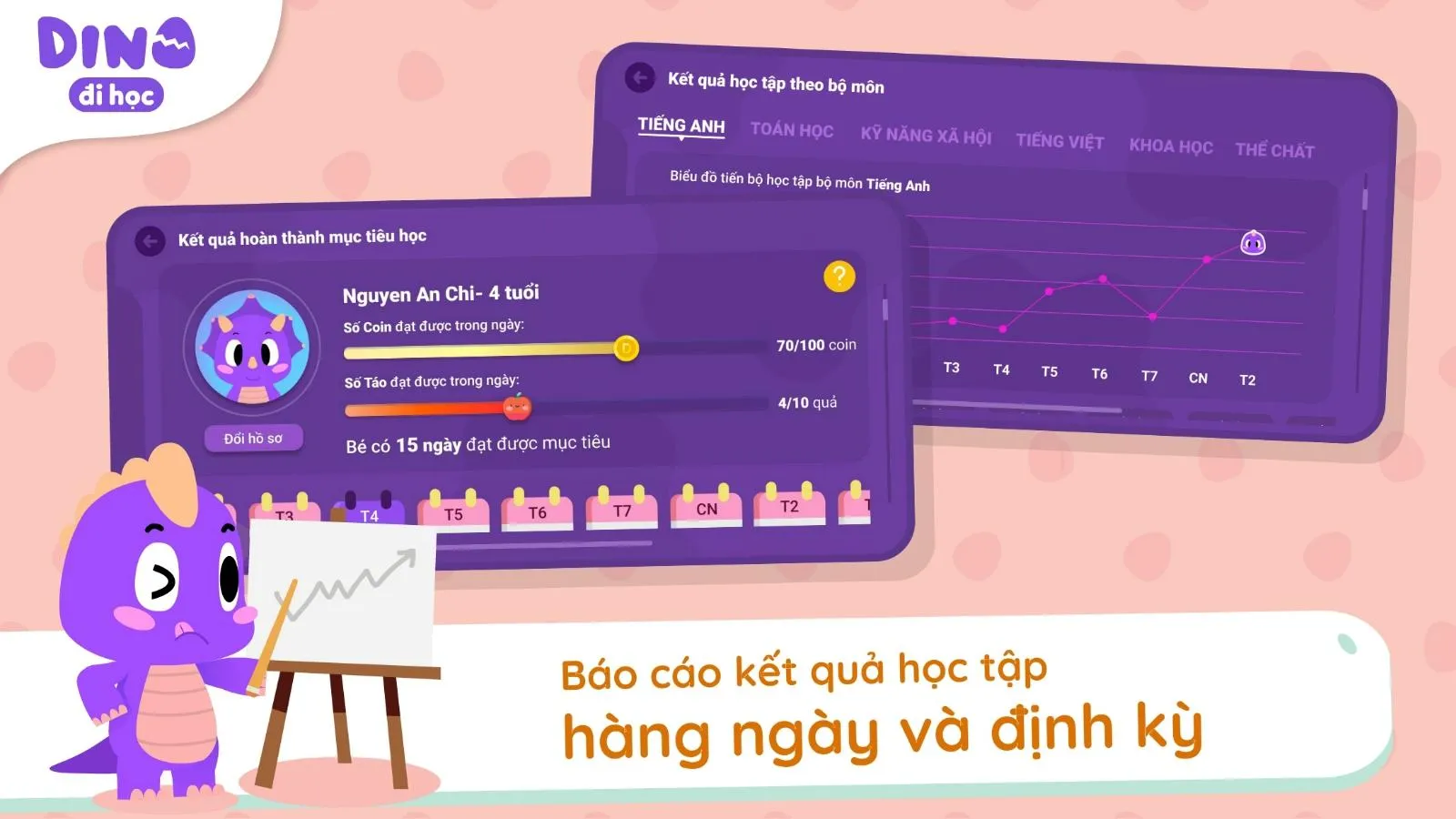 Dino Đi học | Indus Appstore | Screenshot