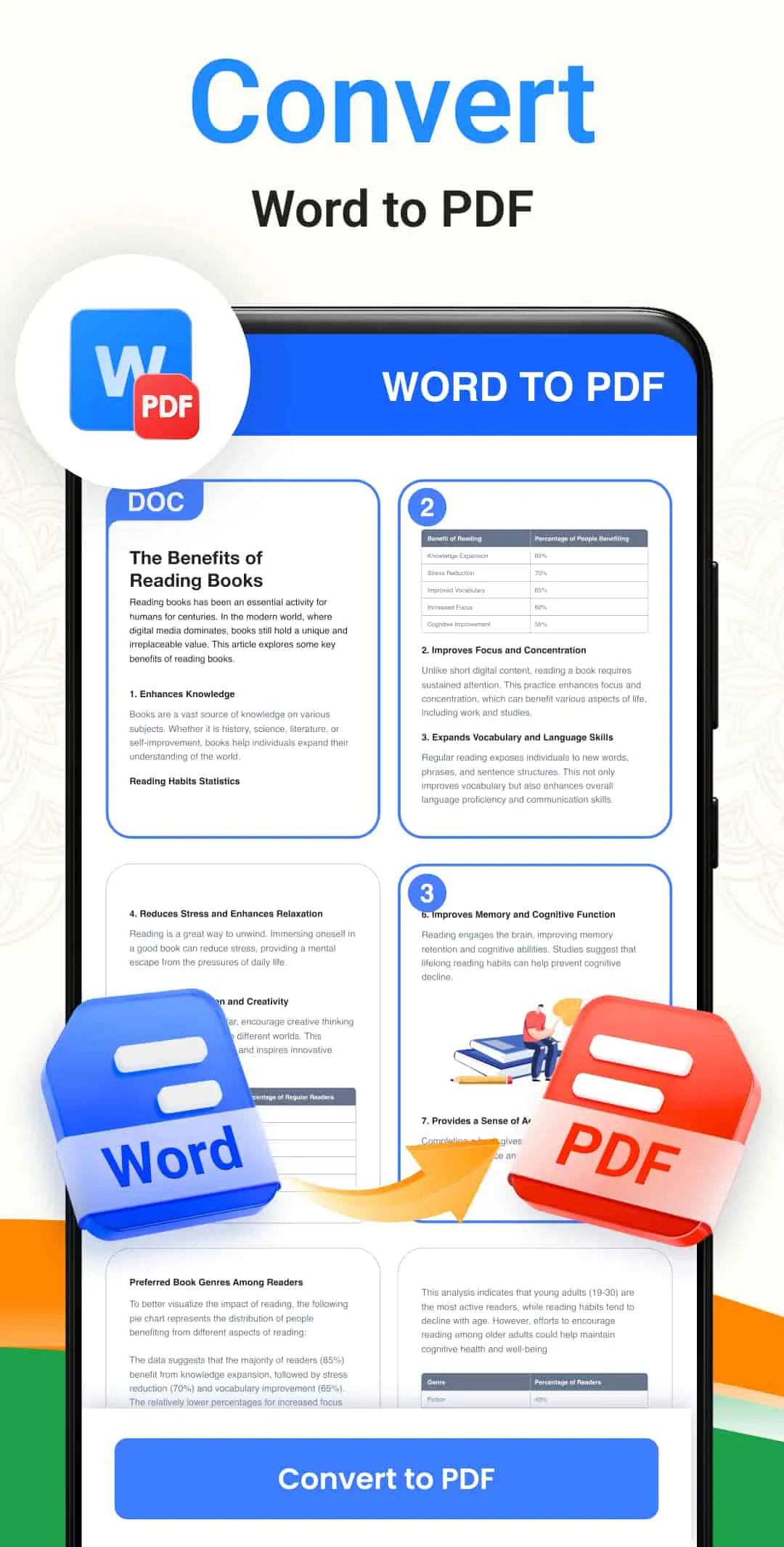 Document Reader: PDF, DOC, XLS | Indus Appstore | Screenshot