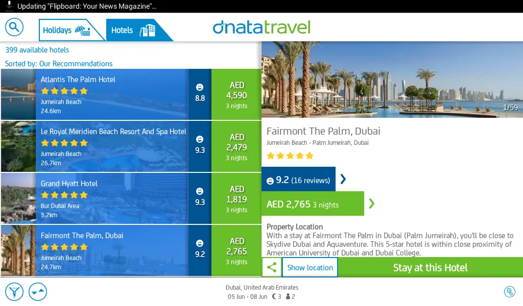 dnata Travel Holidays & Hotels | Indus Appstore | Screenshot