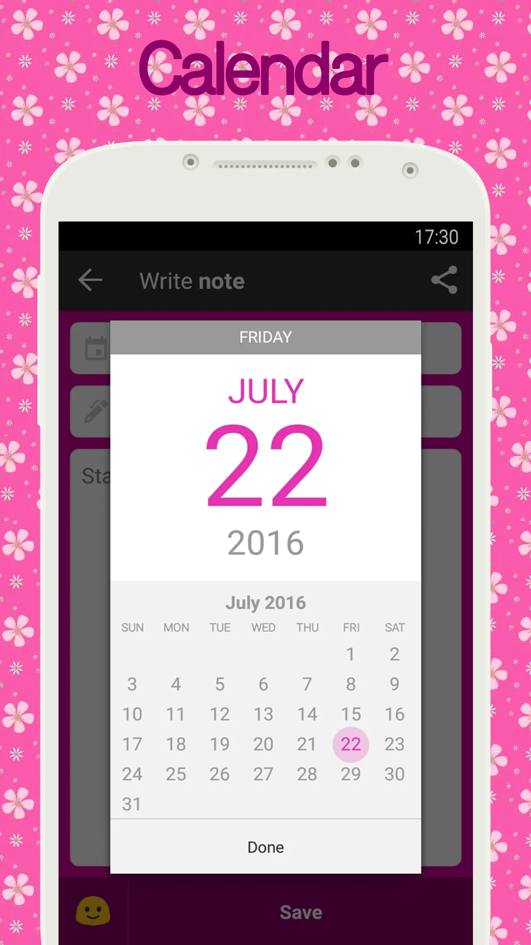 Diary with lock | Indus Appstore | Screenshot