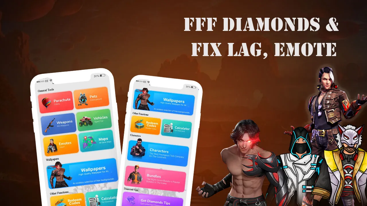 FFF Skin Tools Diamond & Emote | Indus Appstore | Screenshot