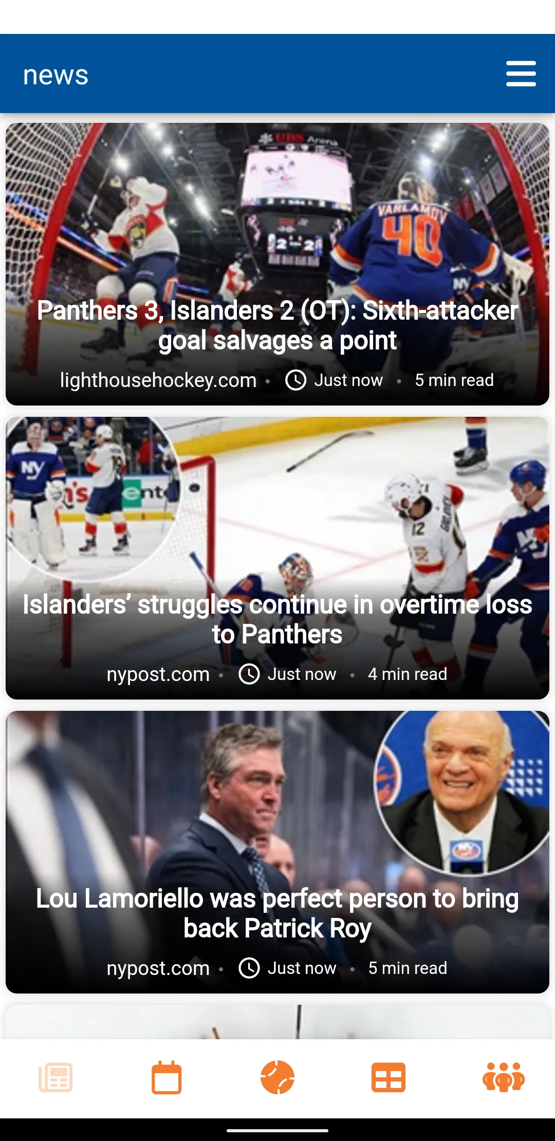 NY Hockey Islanders Edition | Indus Appstore | Screenshot