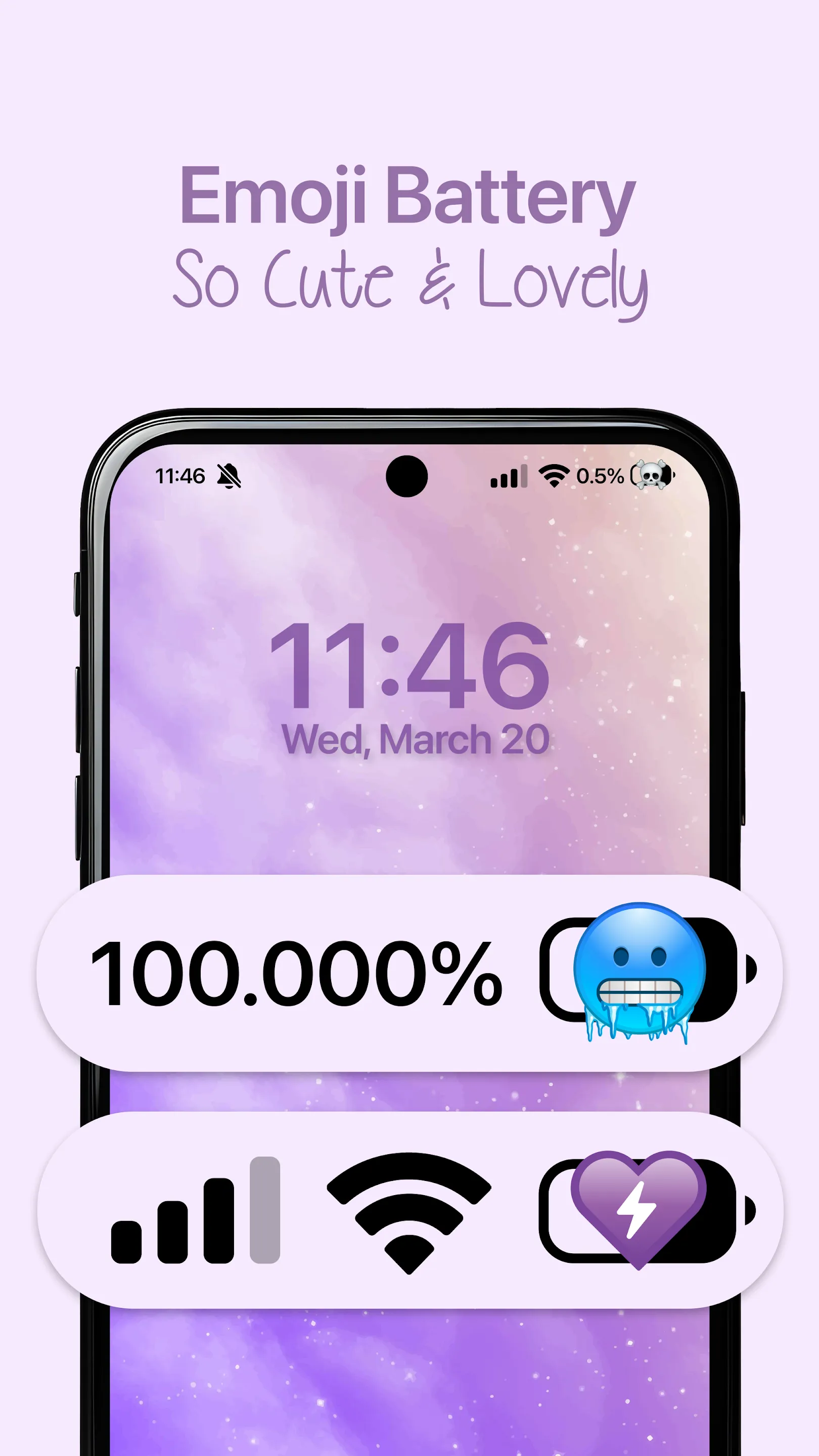 Emoji Battery Status Bar | Indus Appstore | Screenshot