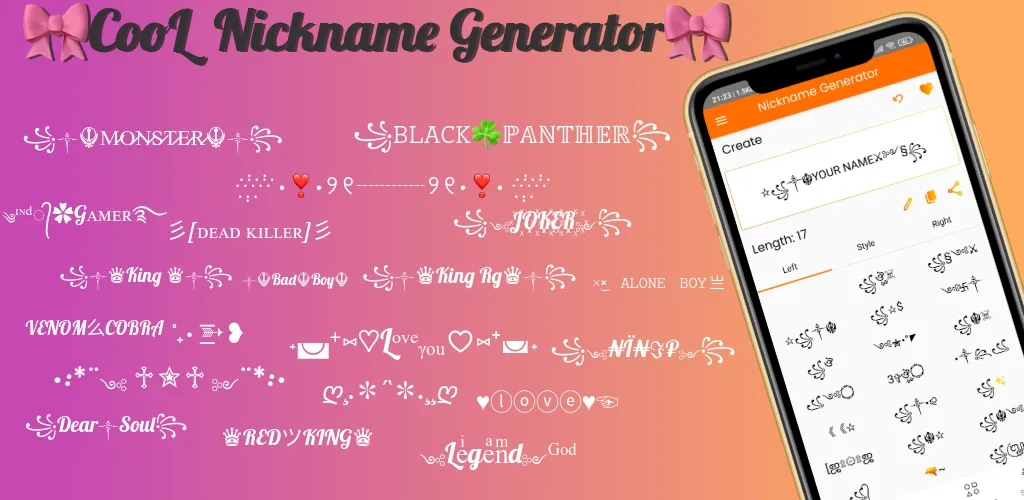 Nickname Generator-Pro Names | Indus Appstore | Screenshot