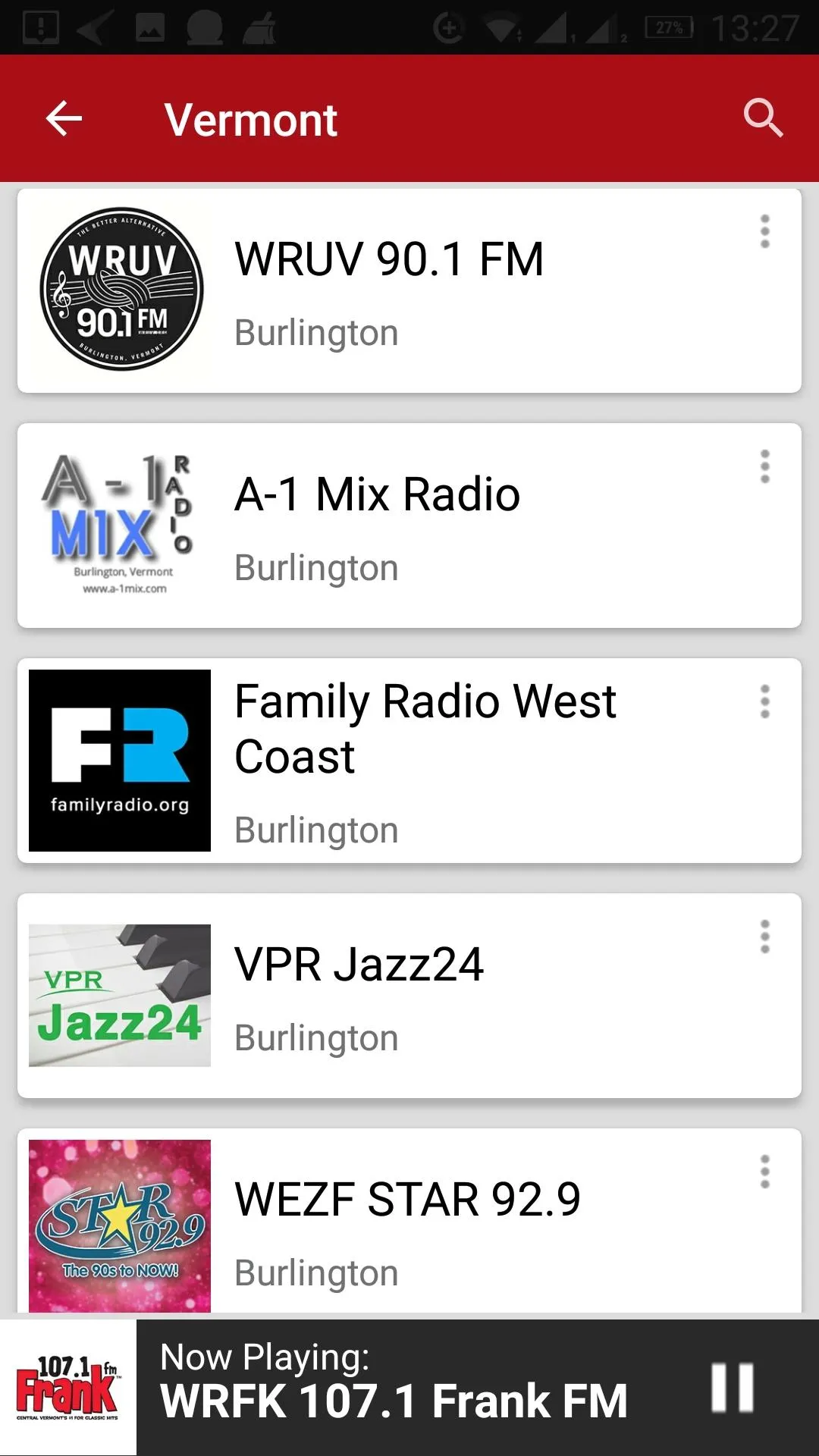 Vermont Radio Stations - USA | Indus Appstore | Screenshot