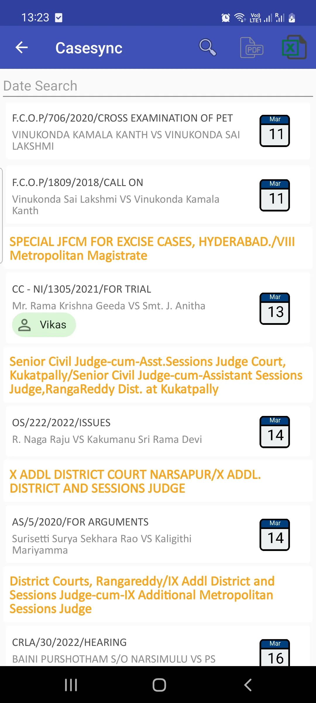 Casesync-eCourts | Indus Appstore | Screenshot