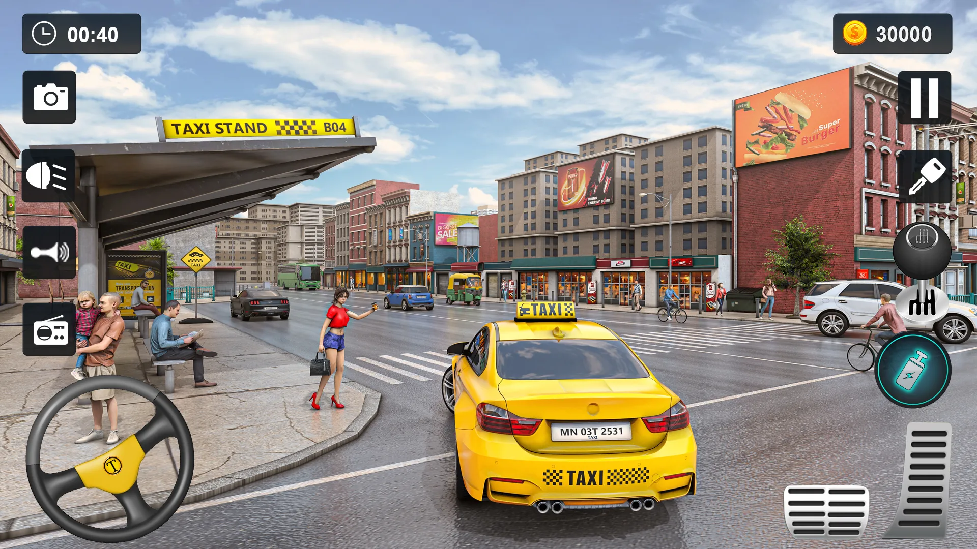 Taxi Simulator 3D - Taxi Games | Indus Appstore | Screenshot