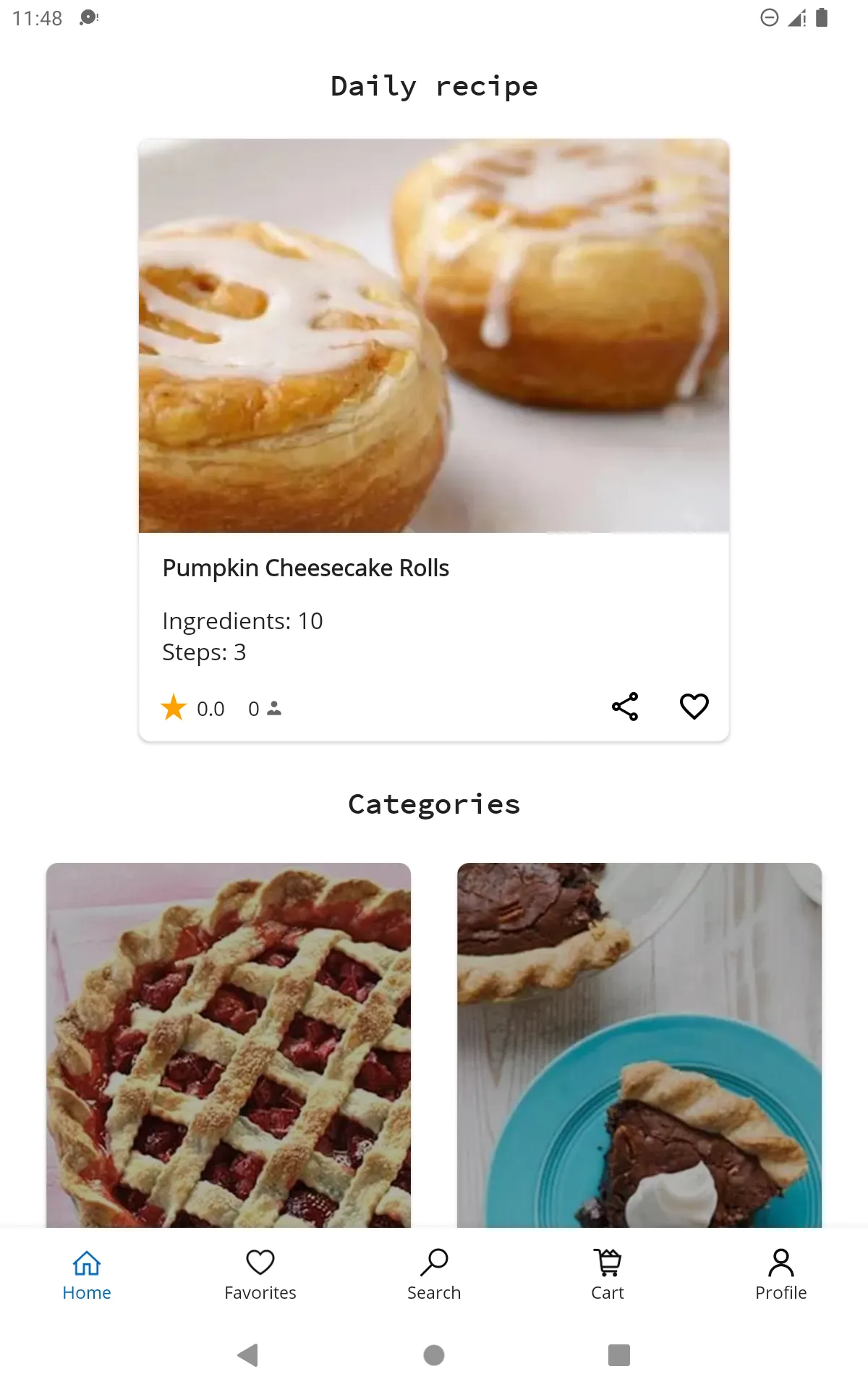 Pie Recipes | Indus Appstore | Screenshot