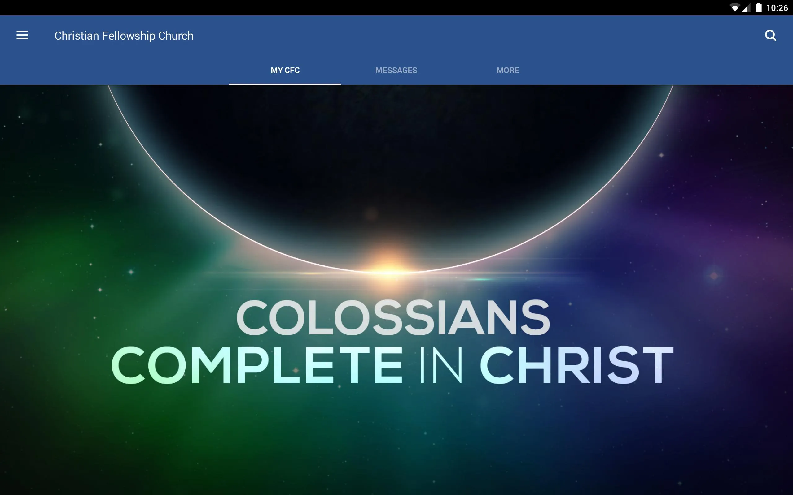 Christian Fellowship Church | Indus Appstore | Screenshot