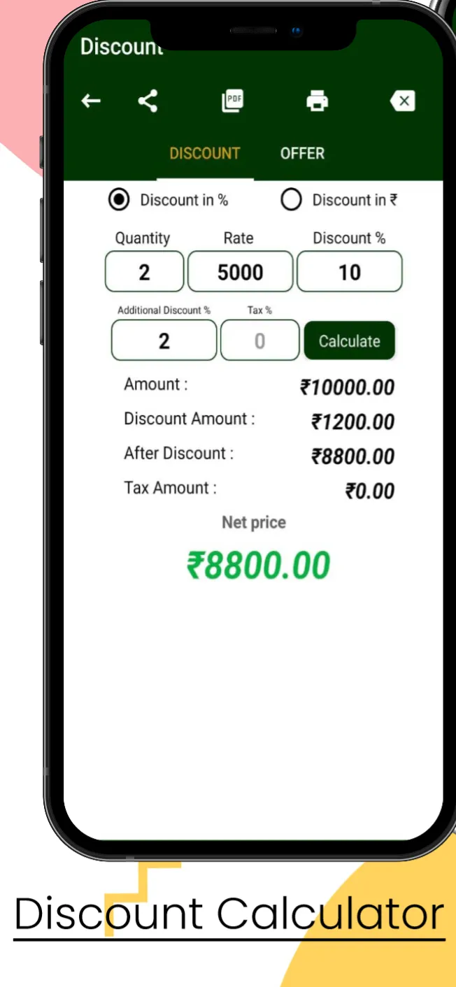 Cash and GST Calculator | Indus Appstore | Screenshot