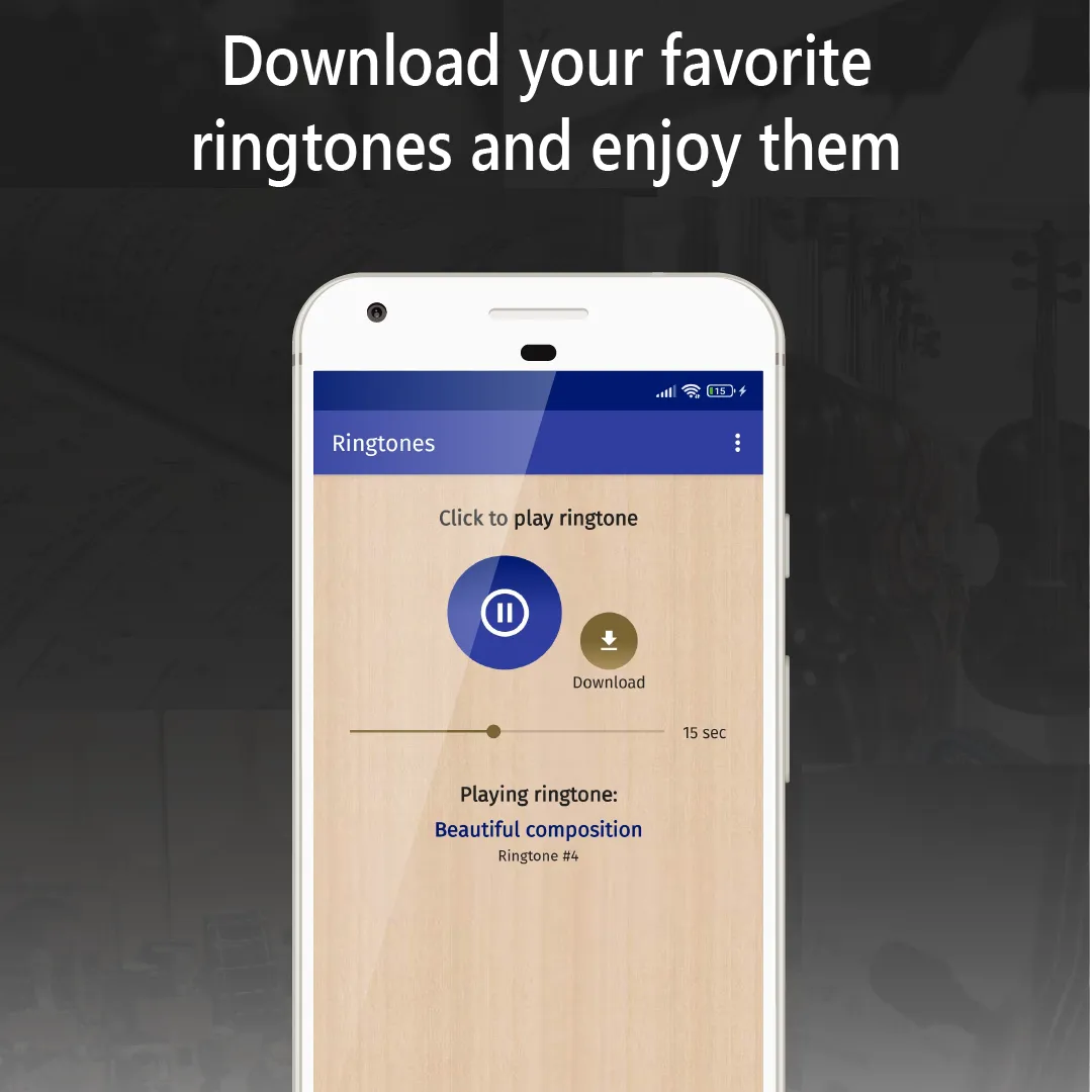 ringtones classical music | Indus Appstore | Screenshot