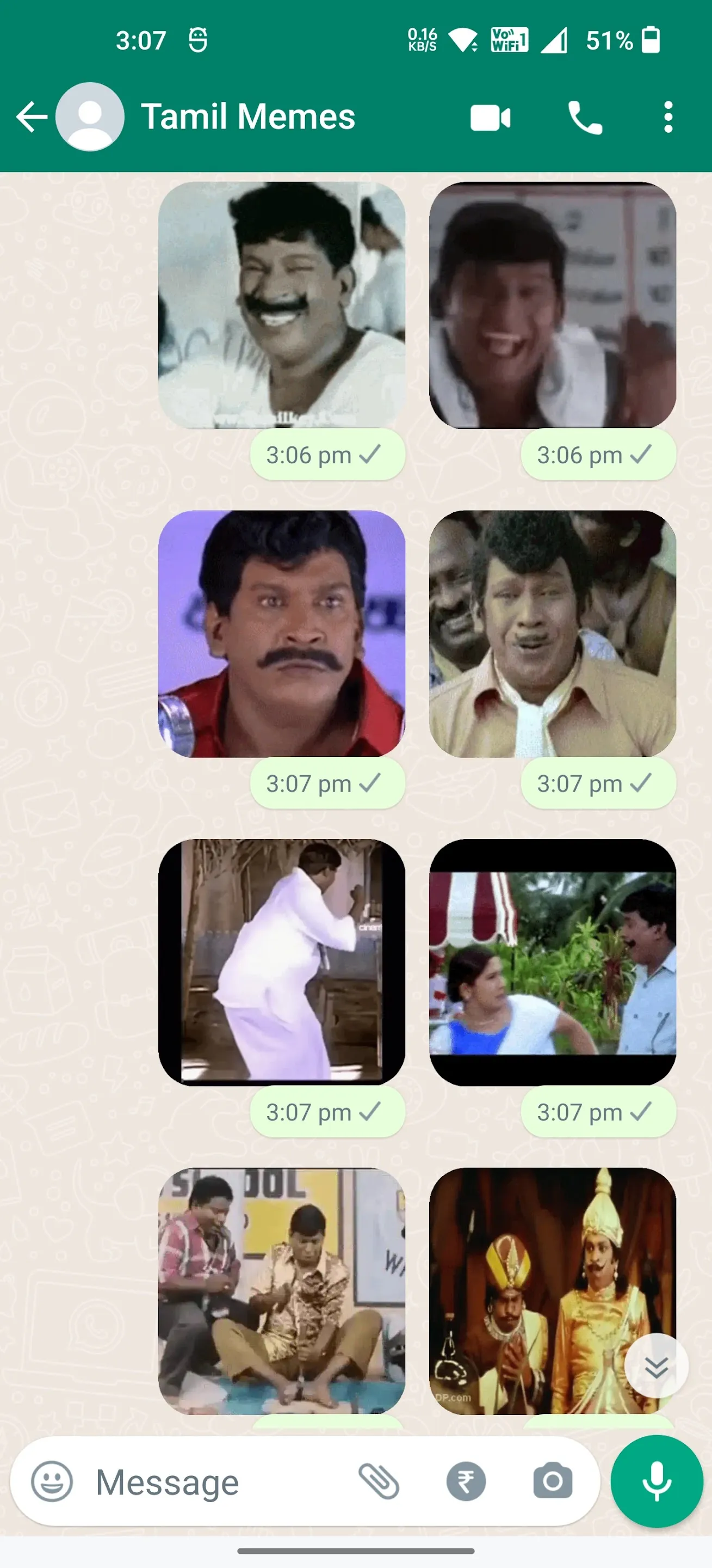 Vadivelu Animated Stickers | Indus Appstore | Screenshot