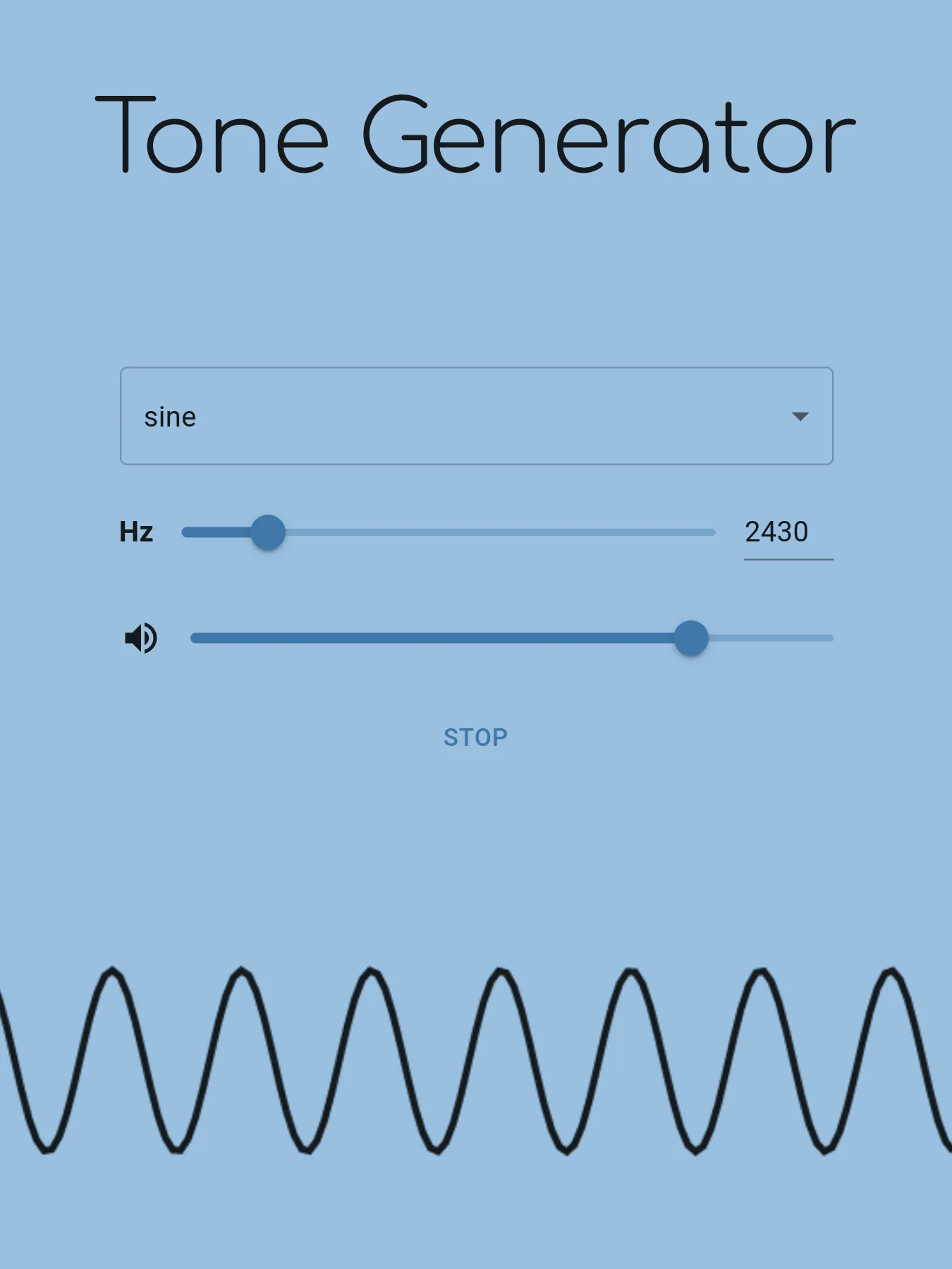 simple frequency generator | Indus Appstore | Screenshot