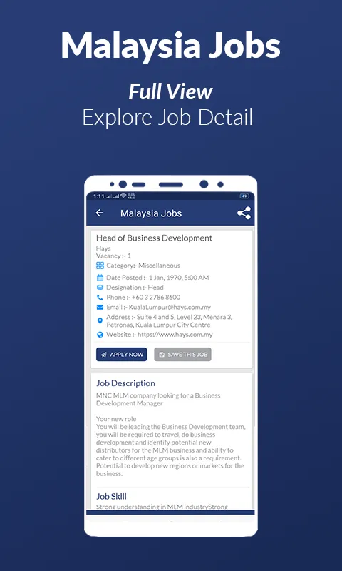 Malaysia Jobs | Indus Appstore | Screenshot