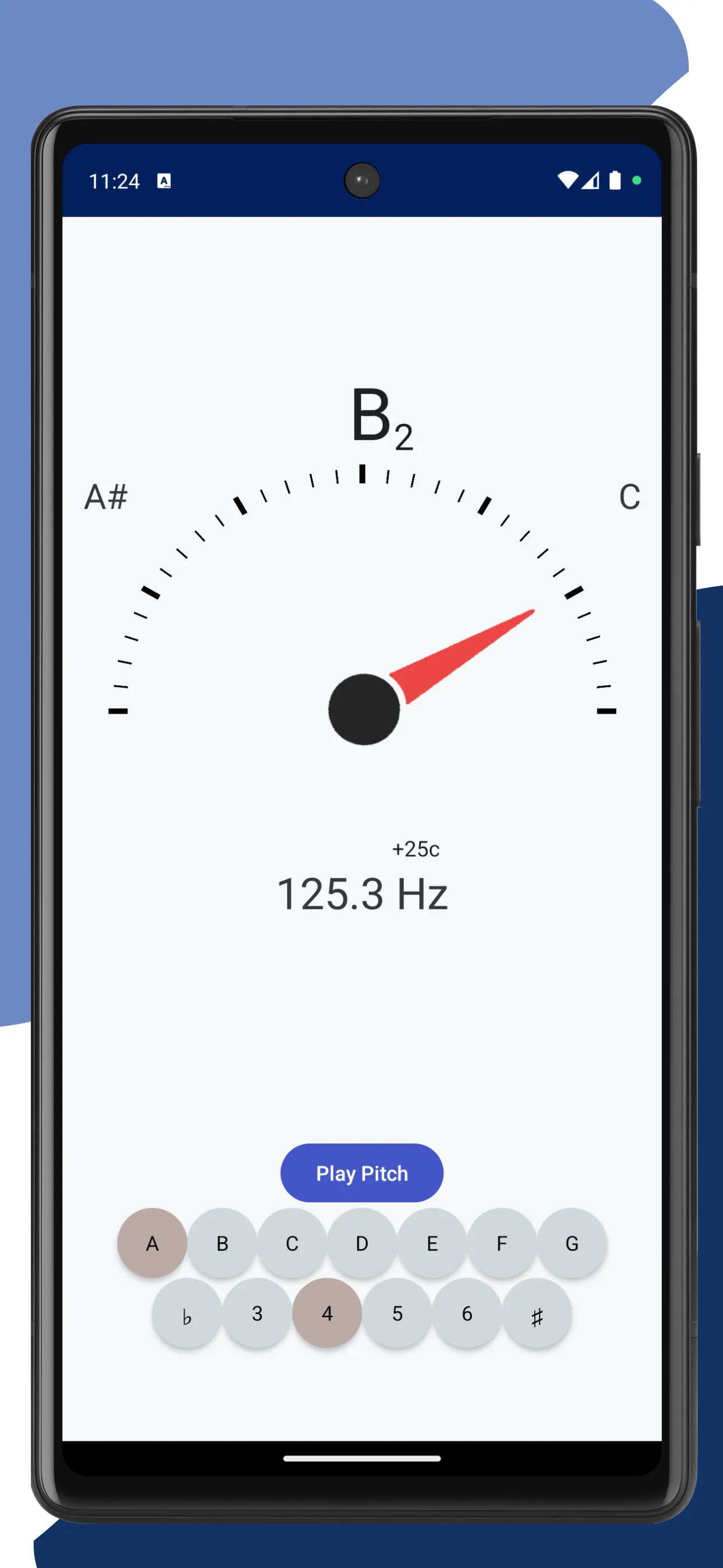 Chromatic Tuner and Tone Maker | Indus Appstore | Screenshot