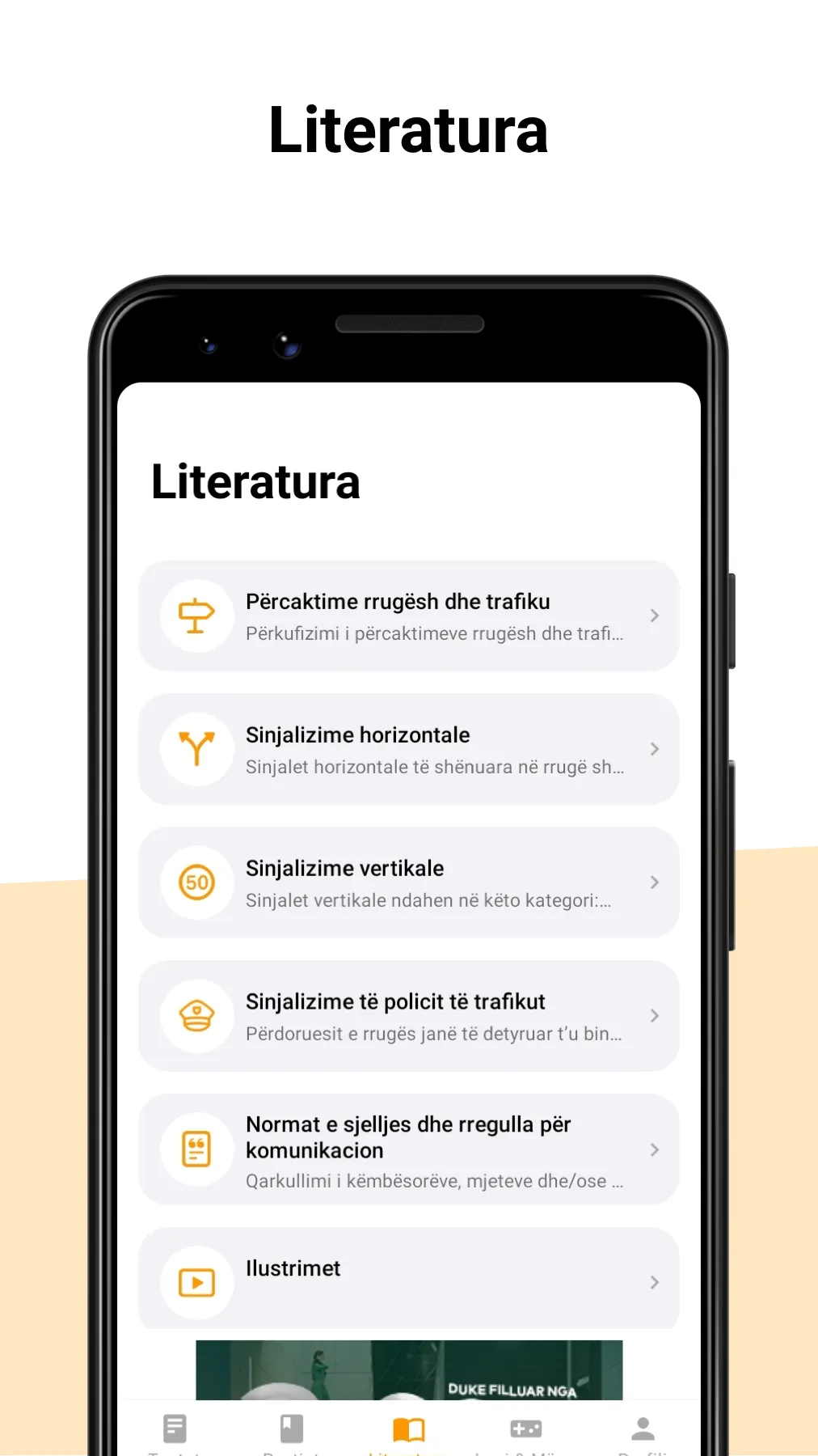 Autoshkolla Shqipëri - Testet | Indus Appstore | Screenshot