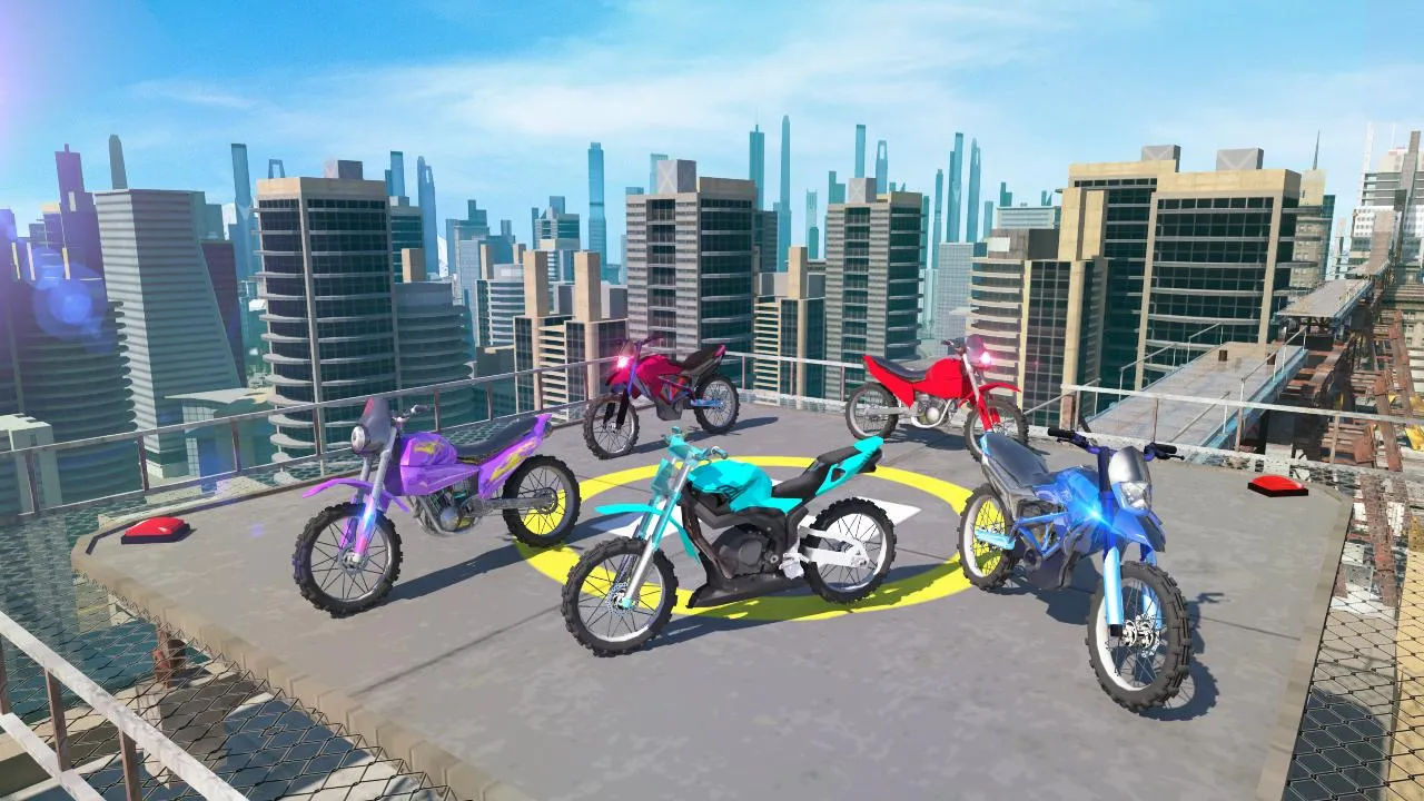 Bike Stunts 3D - Rooftop Chall | Indus Appstore | Screenshot