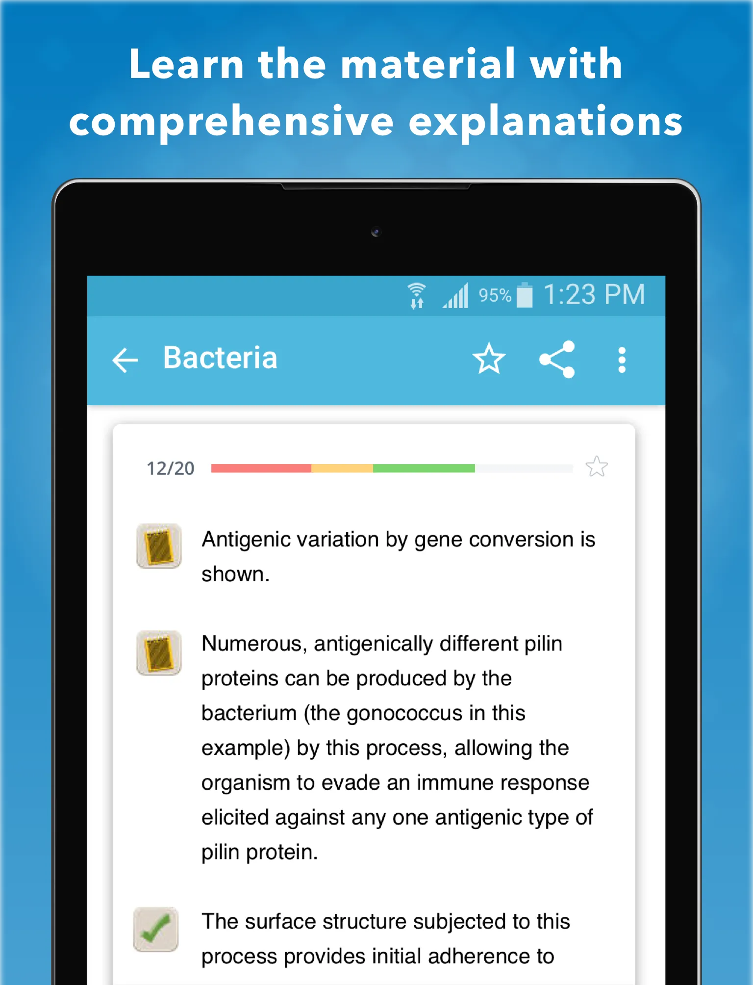 USMLE Microbiology Flashcards | Indus Appstore | Screenshot