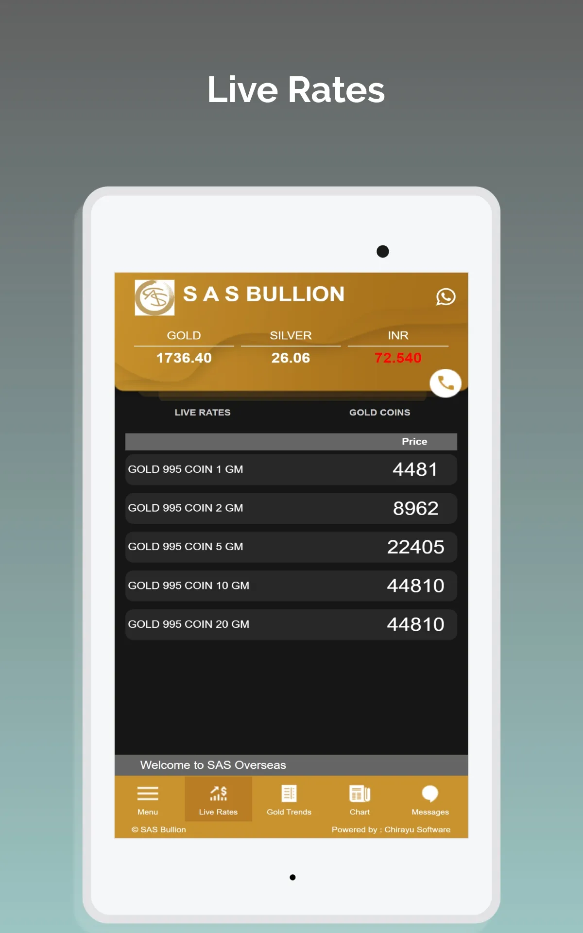 SAS Bullion | Indus Appstore | Screenshot