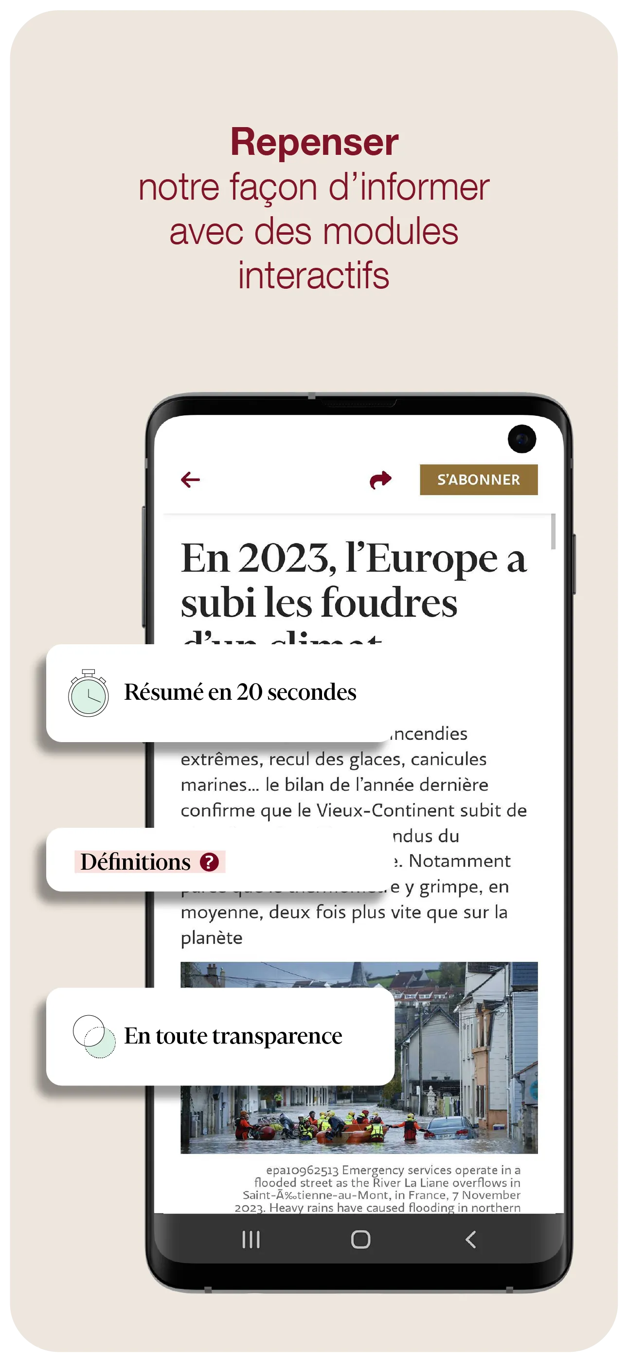 Le Temps, actualités et info | Indus Appstore | Screenshot