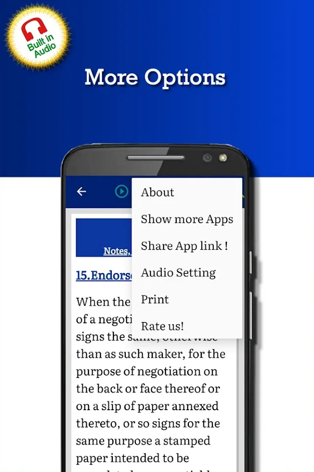 Negotiable Instruments Act | Indus Appstore | Screenshot