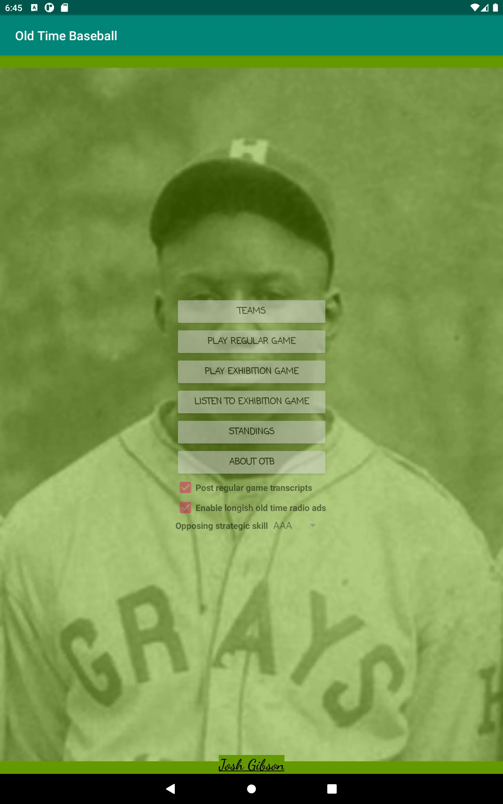 Baseball in the Age of Radio | Indus Appstore | Screenshot