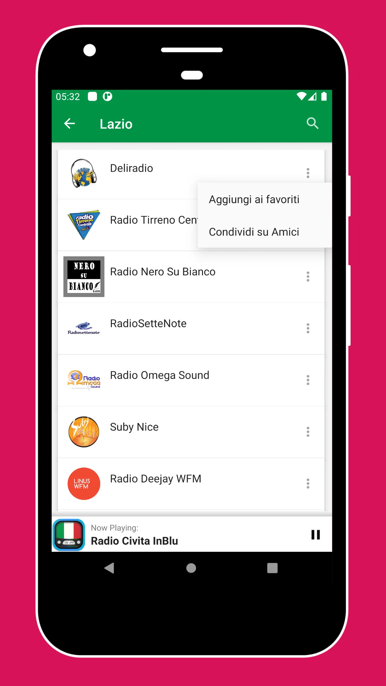 Radio Italy + Radio Italy FM | Indus Appstore | Screenshot