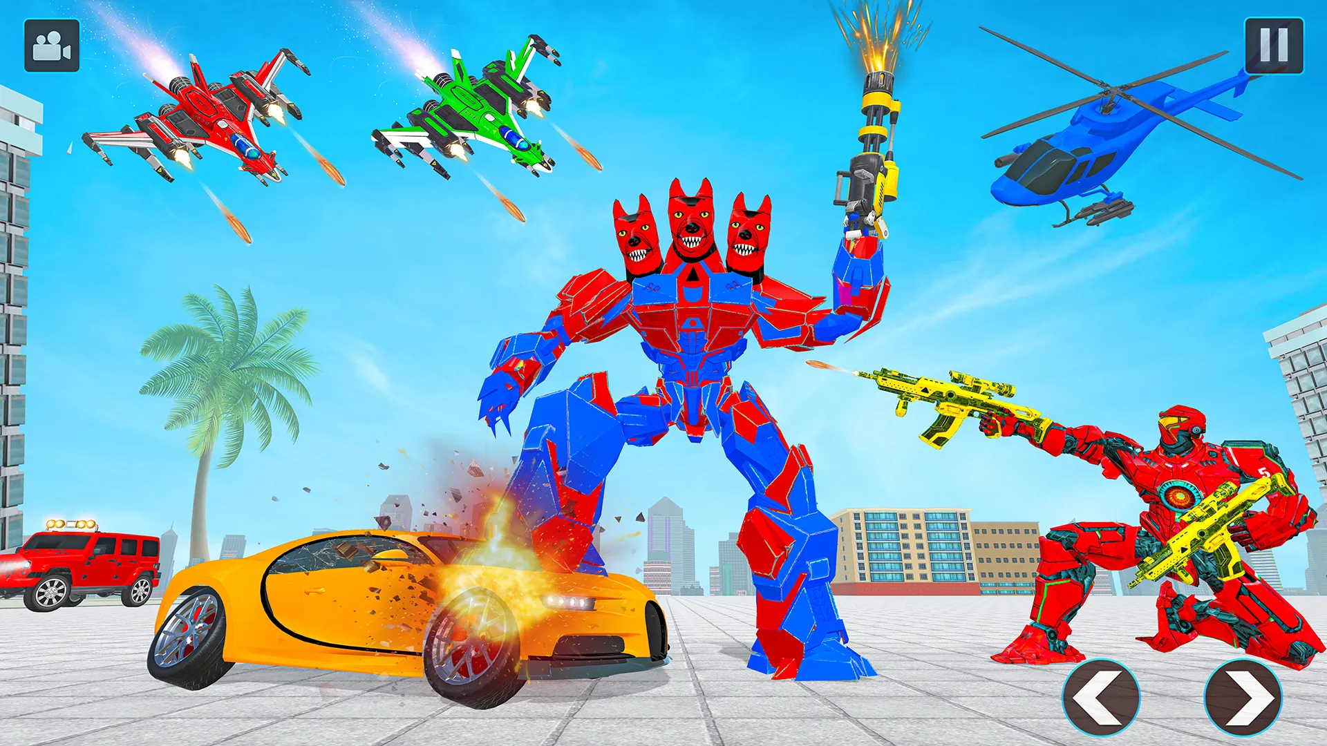 Wild Jackal Robot Bike Games | Indus Appstore | Screenshot