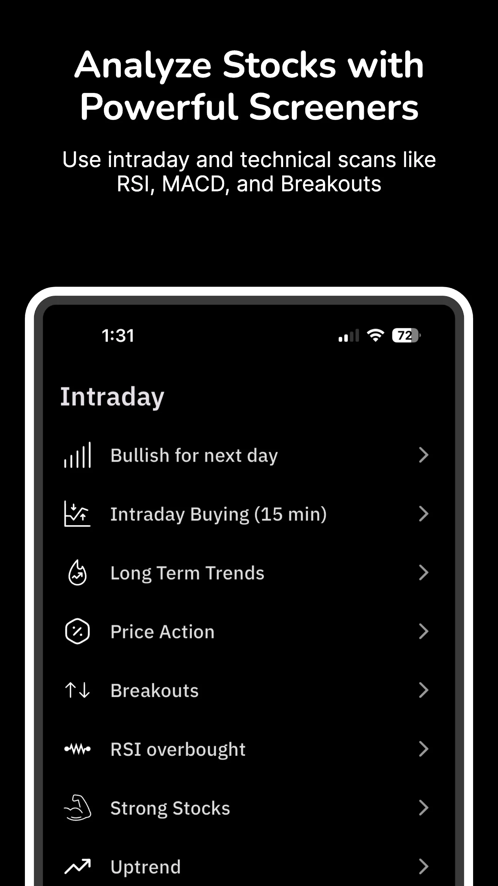 BottomStreet: Screener | Indus Appstore | Screenshot