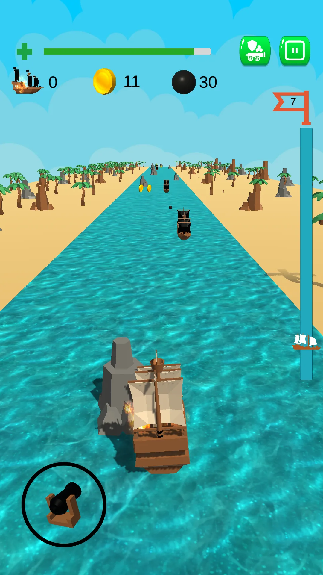 Pirate Ship Shoot and Run | Indus Appstore | Screenshot