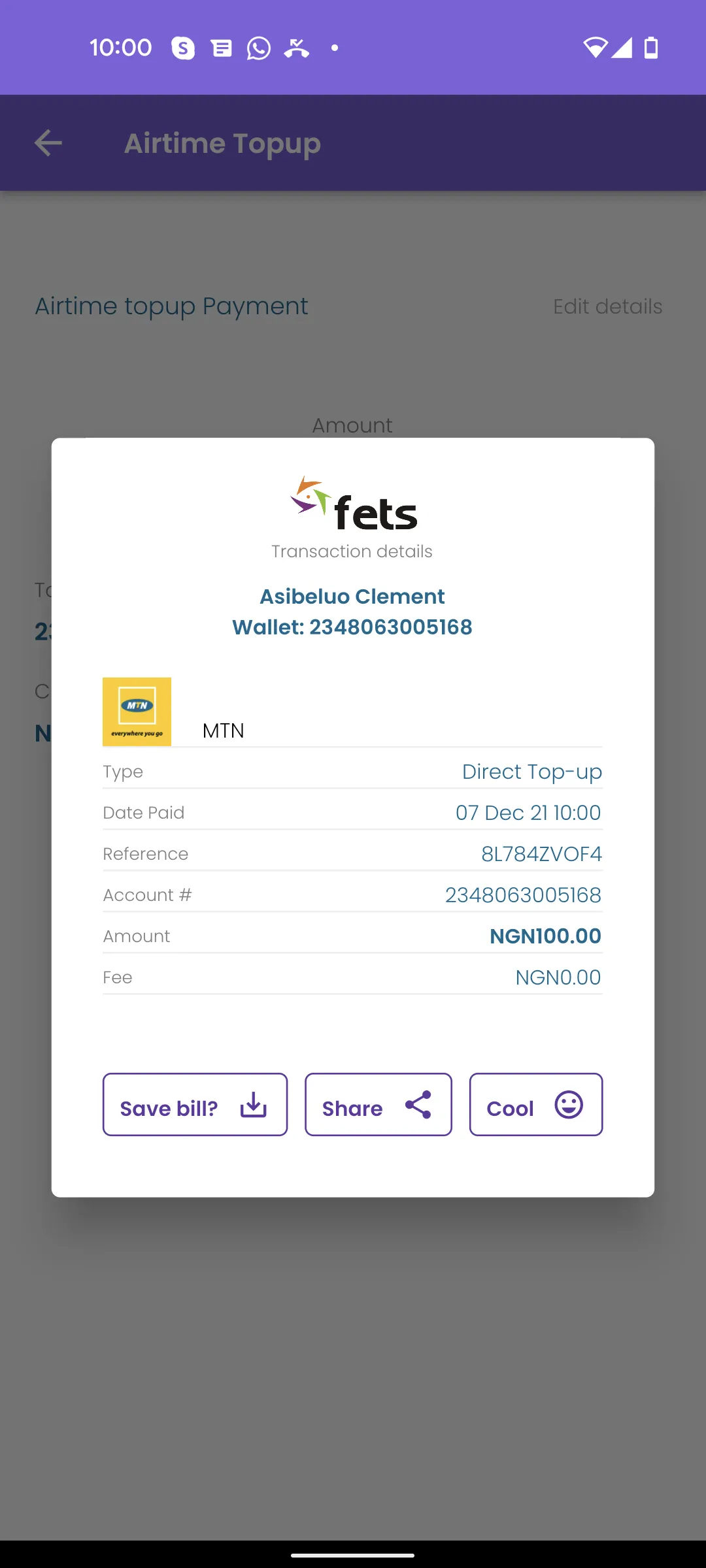 fetswallet | Indus Appstore | Screenshot