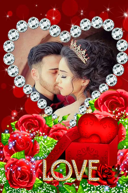 Valentine's Photo Frame 2024 | Indus Appstore | Screenshot