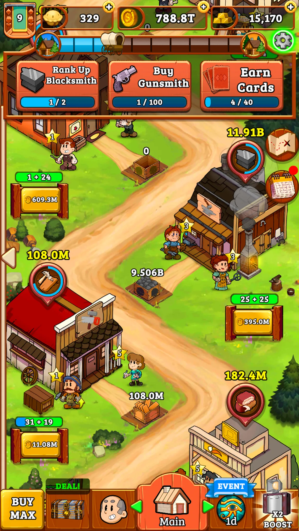 Idle Frontier: Tap Town Tycoon | Indus Appstore | Screenshot