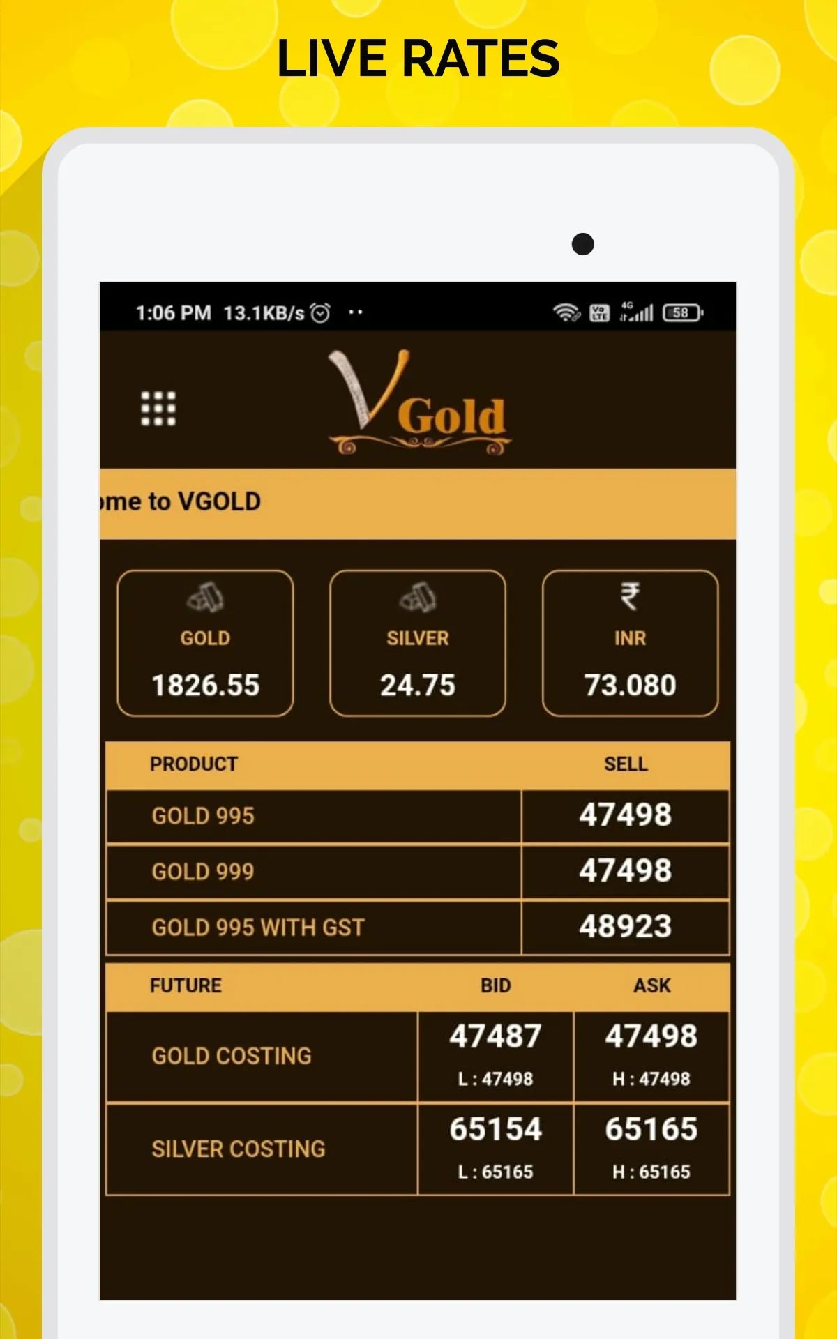 V Gold | Indus Appstore | Screenshot