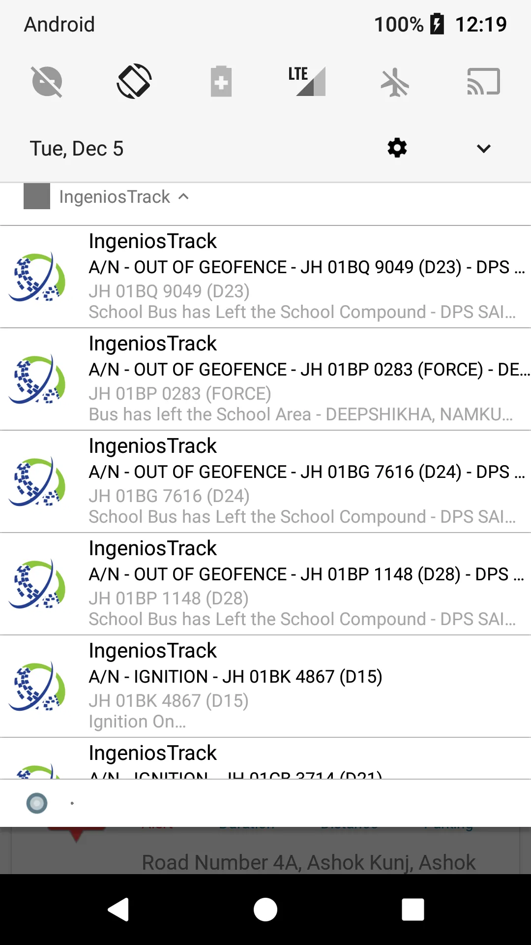 IngeniosTrack | Indus Appstore | Screenshot