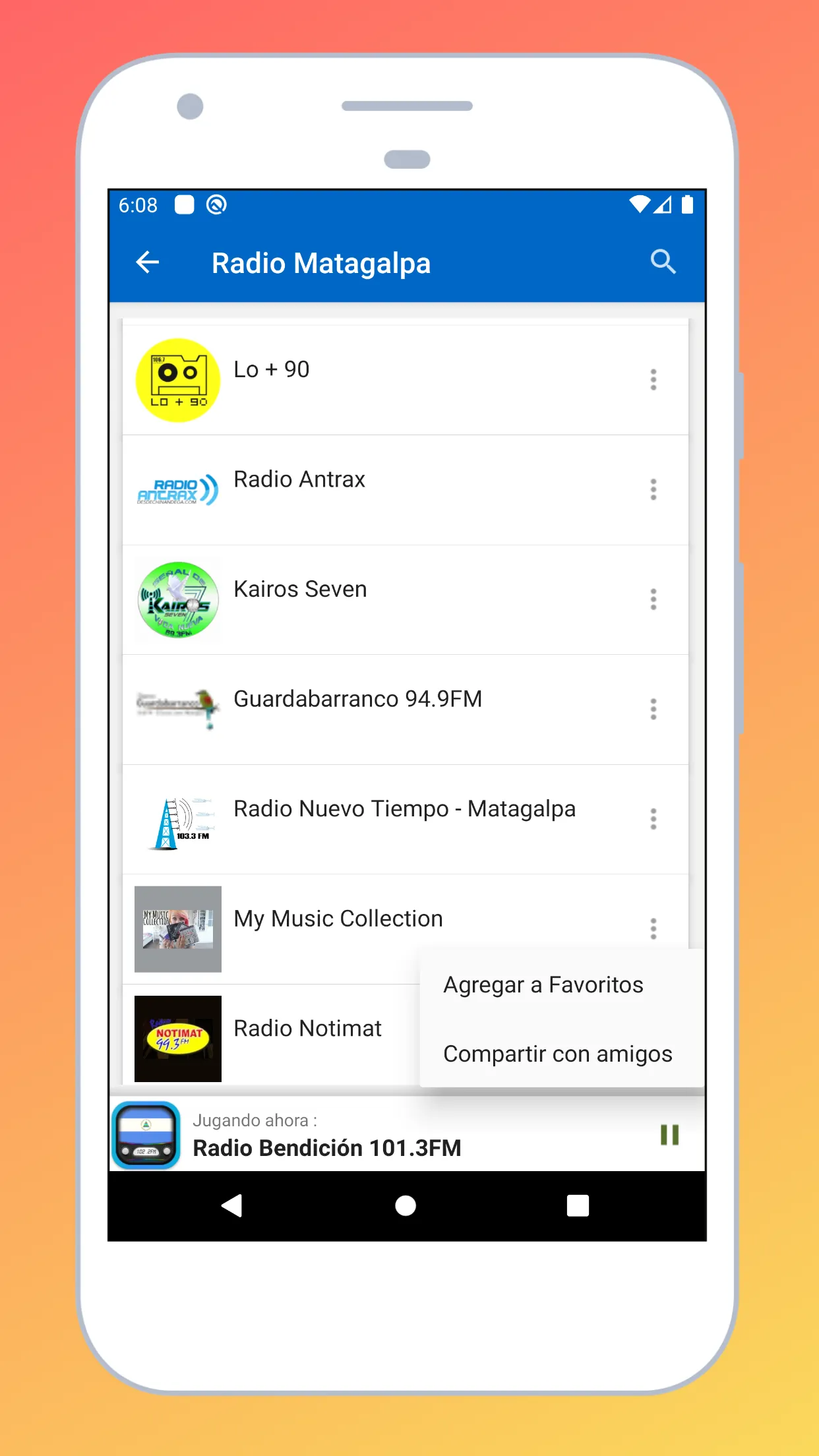 Radio Nicaragua + Radio Online | Indus Appstore | Screenshot