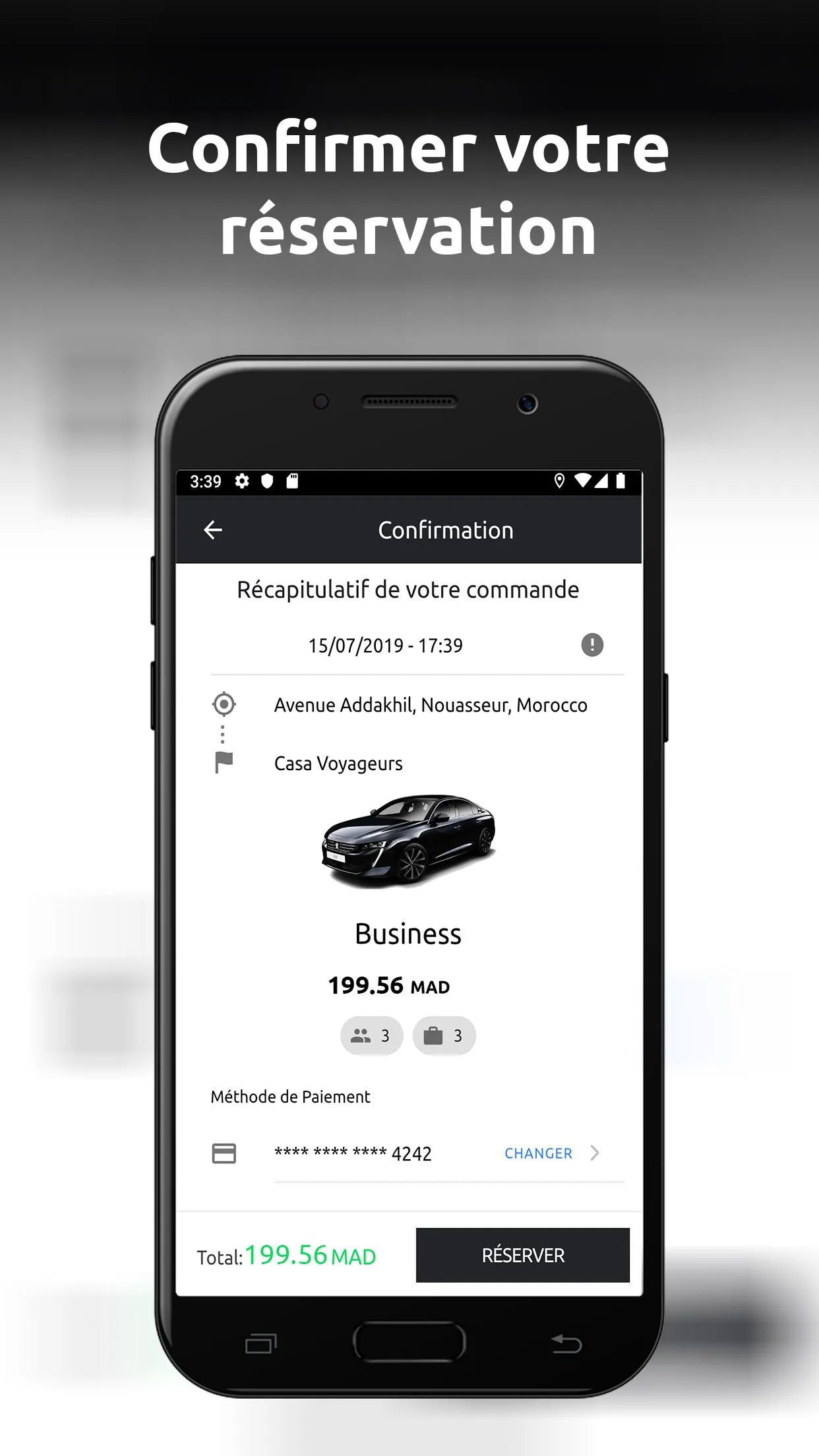 ChauffeurPrive.ma : Chauffeur  | Indus Appstore | Screenshot