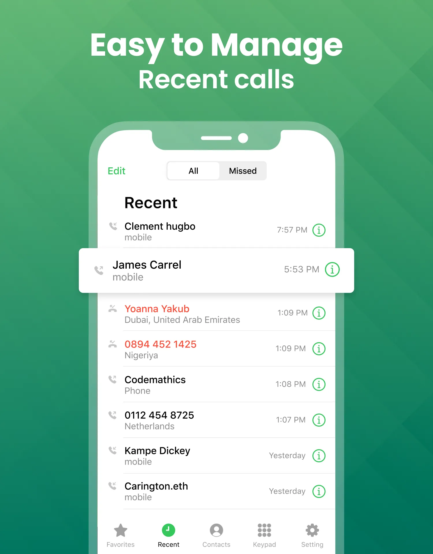 Contacts & Phone Dialer | Indus Appstore | Screenshot