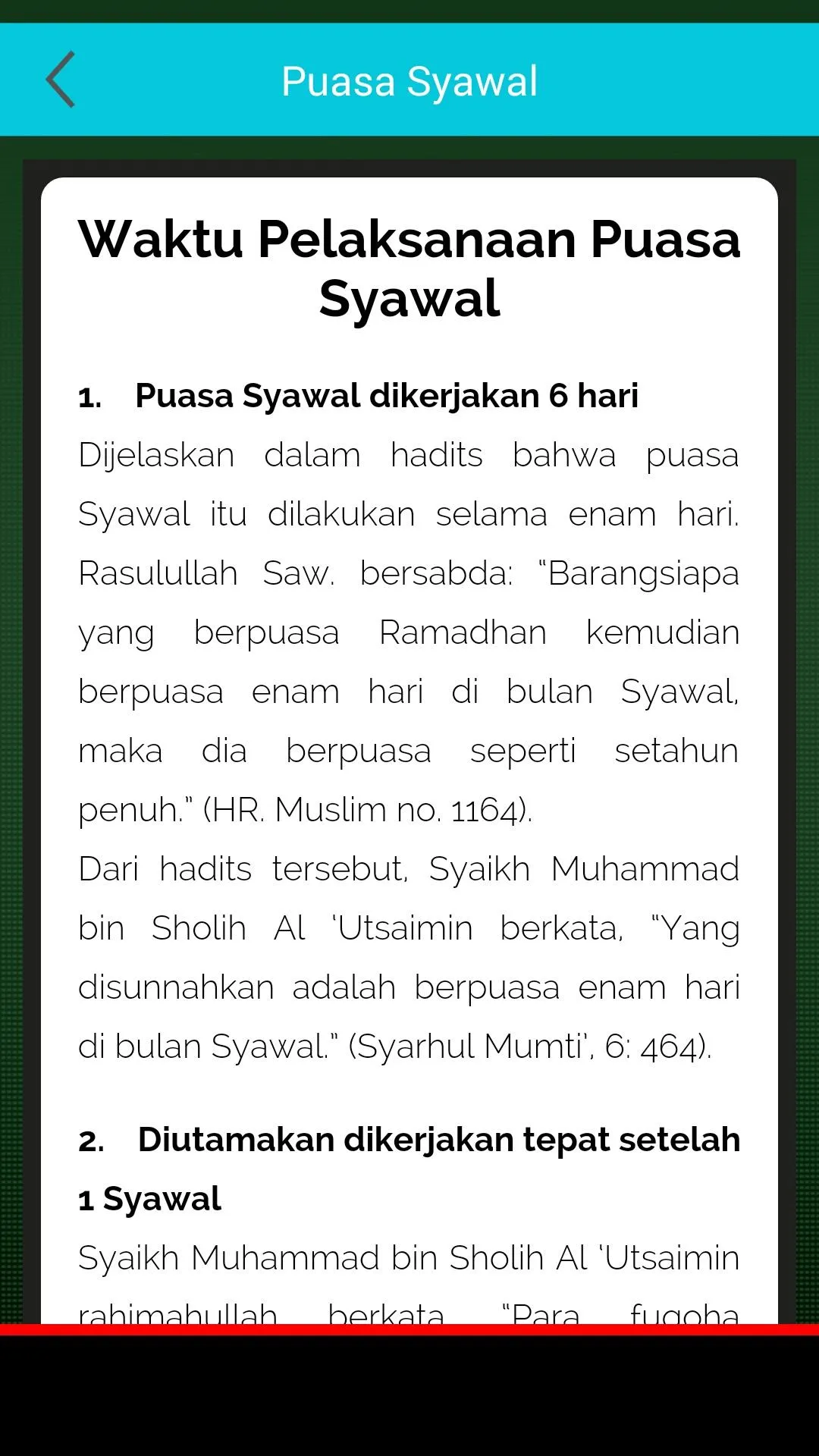 Kalender Puasa Wajib Sunnah | Indus Appstore | Screenshot