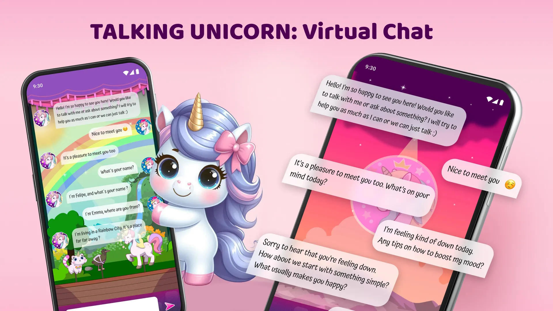 Talking Unicorn - Virtual Chat | Indus Appstore | Screenshot