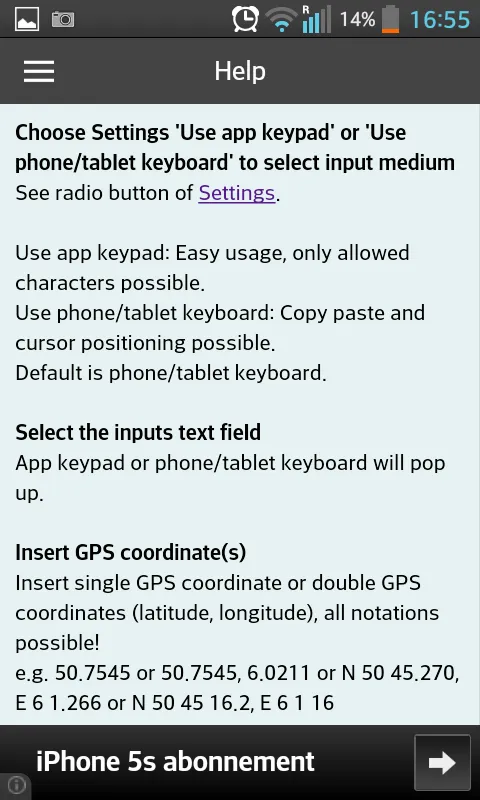 GPS coordinates converter | Indus Appstore | Screenshot