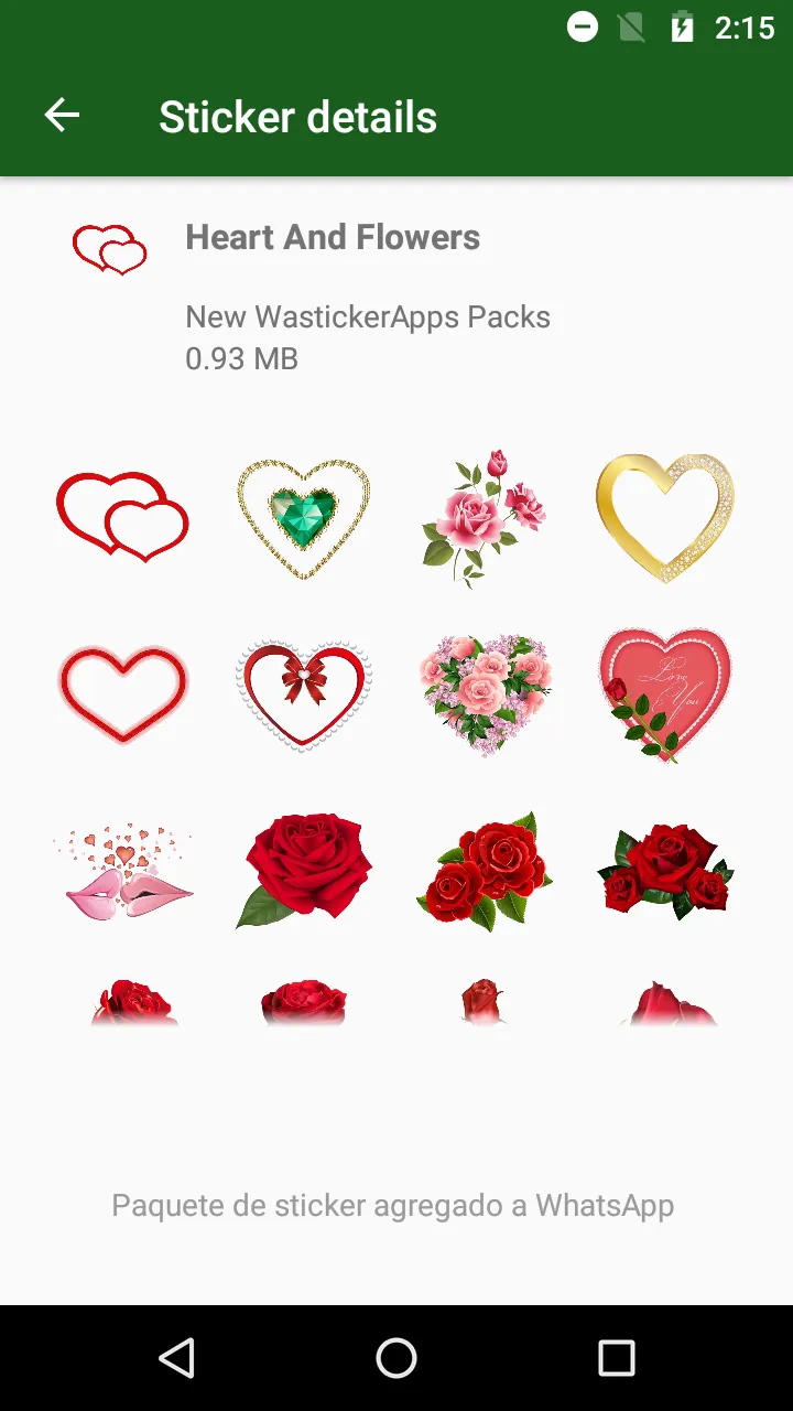 WASticker Love in love | Indus Appstore | Screenshot